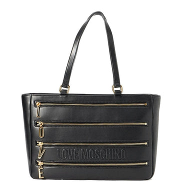Borsa Love Moschino JC4342 Shopper con cerniere nera