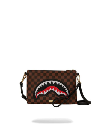 POCHETTE SPRAYGROUND ART7841 SAWTOOTH SHARKS IN PARIS CROSSOVER CLUTCH