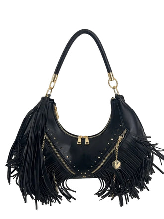 Borsa L’ Atelier du Sac 20652 Severine Fringed La Severine Hobo Bag