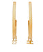 Orecchini Elisabetta franchi OR52K66E2 a  cerchio con charms pendenti