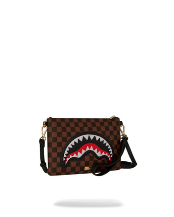 POCHETTE SPRAYGROUND ART7841 SAWTOOTH SHARKS IN PARIS CROSSOVER CLUTCH
