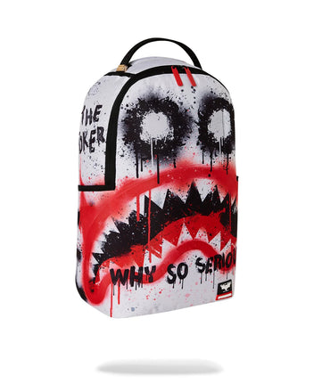 ZAINO SPRAYGROUND ART7120 THE JOKER MAKEUP SHARK MOUTH DLXR BACKPACK