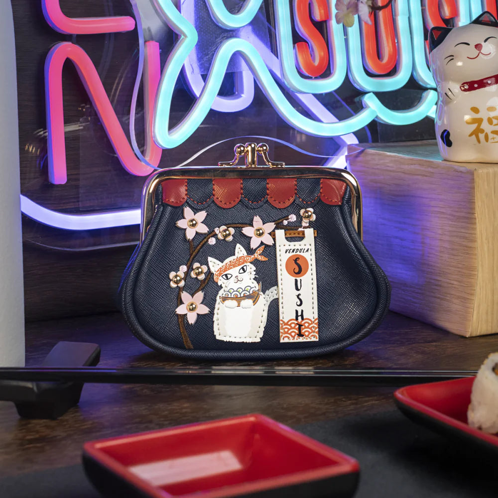 Portamonete Vendula Sushi F32523391 Blue Clipper Coin Purse Edizione Limitata