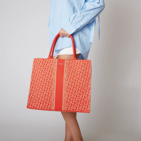 Borsa Tosca Blu TS2511B10 Shopping grande logata Saint Tropez