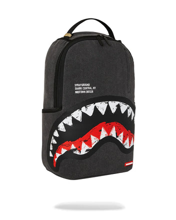 ZAINO SPRAYGROUND ART7165 SHARK CENTRAL PAINTED DLXS BACKPACK