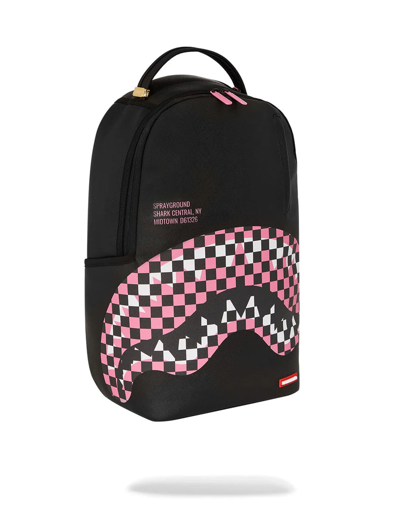 ZAINO SPRAYGROUND ART7635 SHARK CENTRAL BREAKUP CHECK SORBET GREY BACKPACK