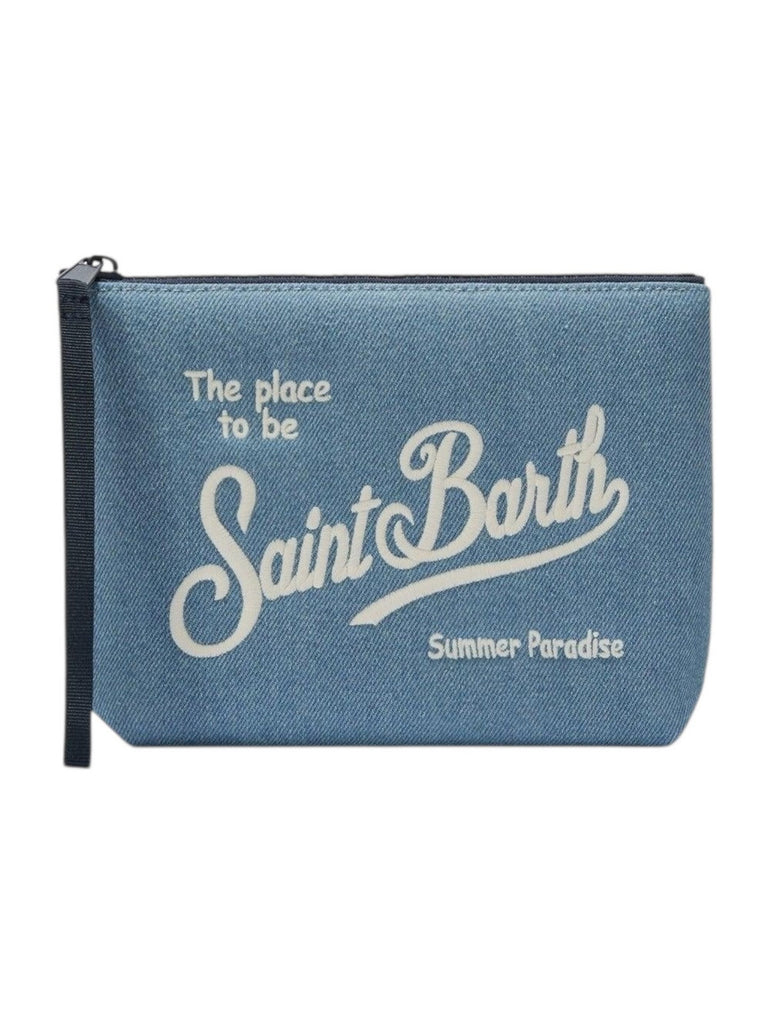Pochette Saint Barth maxi denim light ALI0017 01759L