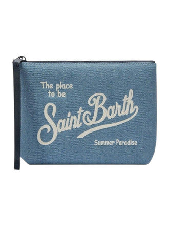 Pochette Saint Barth maxi denim light ALI0017 01759L