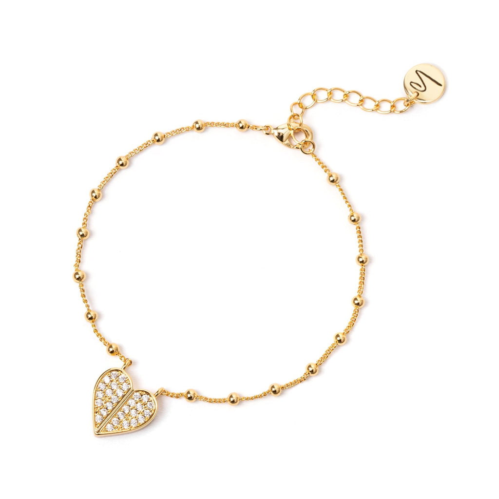 Bracciale Sodini 842405D mini-boule e cuore di pavè