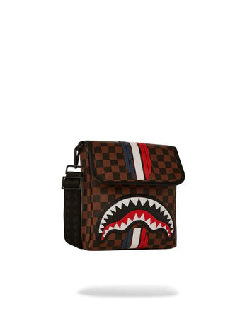 Tracolla Sprayground marrone machine francaise messenger sling 910B7489NSZ