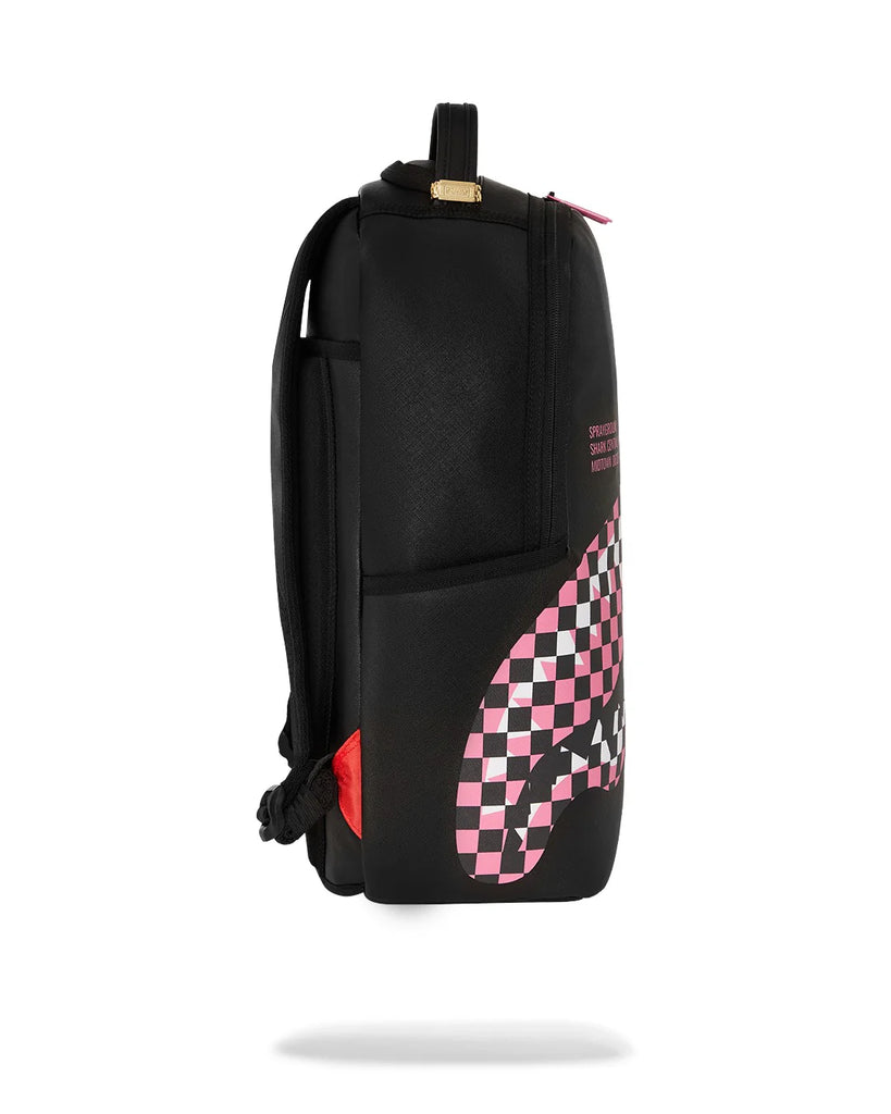 ZAINO SPRAYGROUND ART7635 SHARK CENTRAL BREAKUP CHECK SORBET GREY BACKPACK