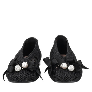 Scarpe Tosca Blu SS2613S134 Ballerina Chantilly con fiocchi colore nero