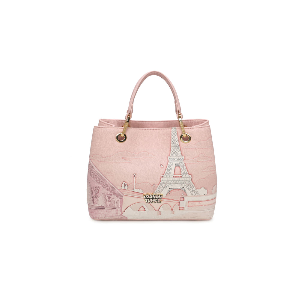 Borsa Braccialini Cartoline LT200 Tote Medium Parigi