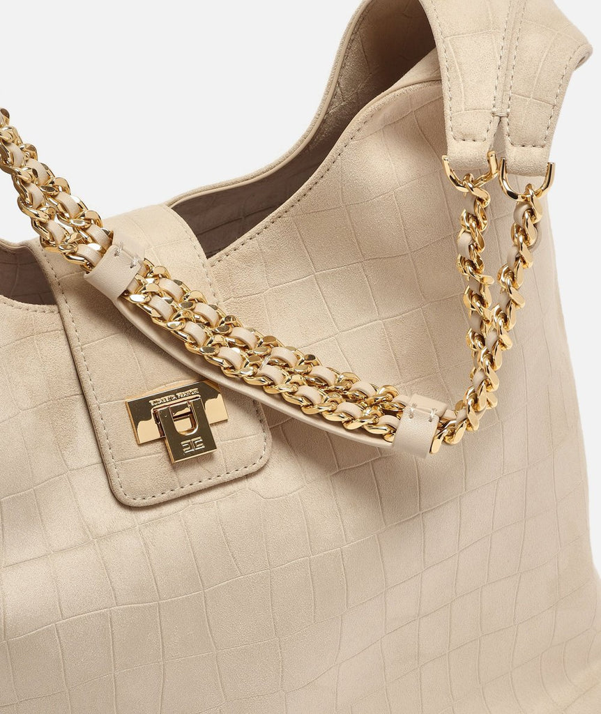 Borsa Elisabetta Franchi BS01A61E2  hobo in suede