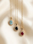 Collana Cherie bijoux Kate con corona e cristallo