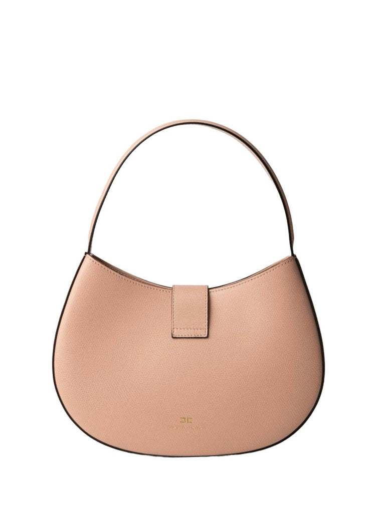 Borsa Elisabetta Franchi BS40F41E2 Hobo grande con logo in metallo