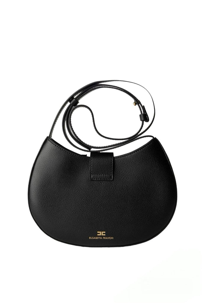 Borsa Elisabetta Franchi BS41F41E2 Hobo media con logo in metallo