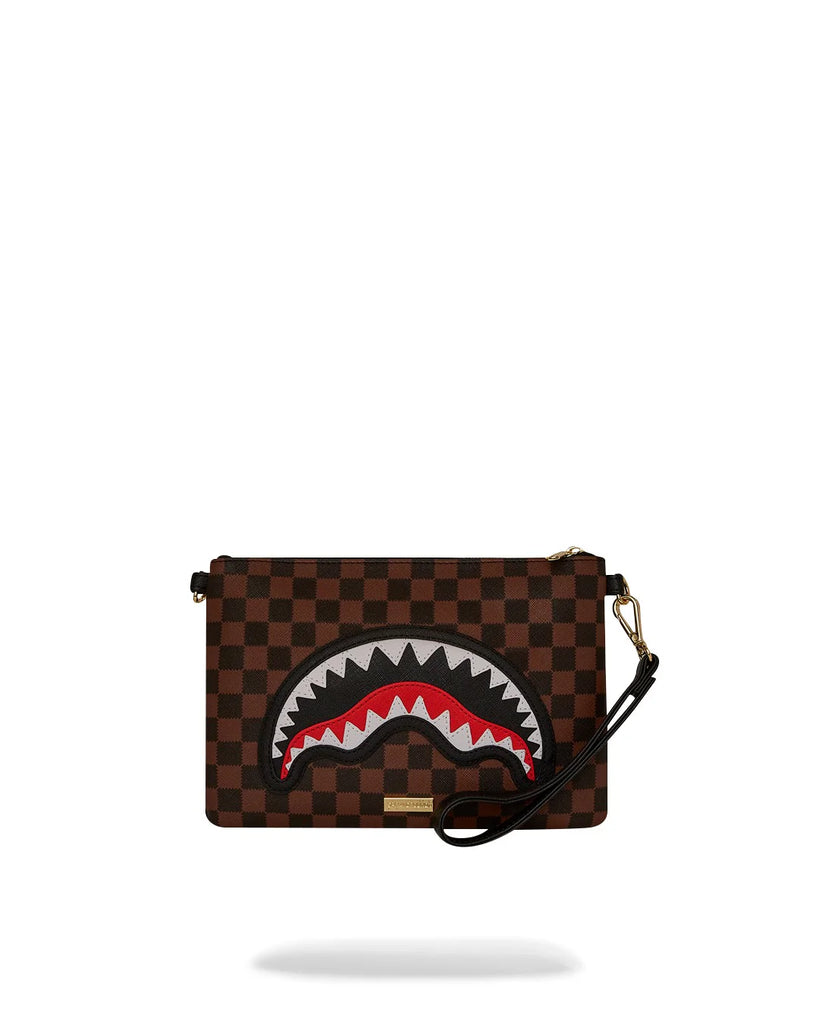 POCHETTE SPRAYGROUND ART7841 SAWTOOTH SHARKS IN PARIS CROSSOVER CLUTCH