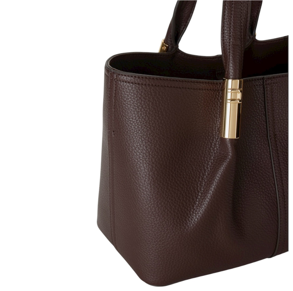 Borsa Elisabetta Franchi BS42A56E2 Tote media con dettagli logo