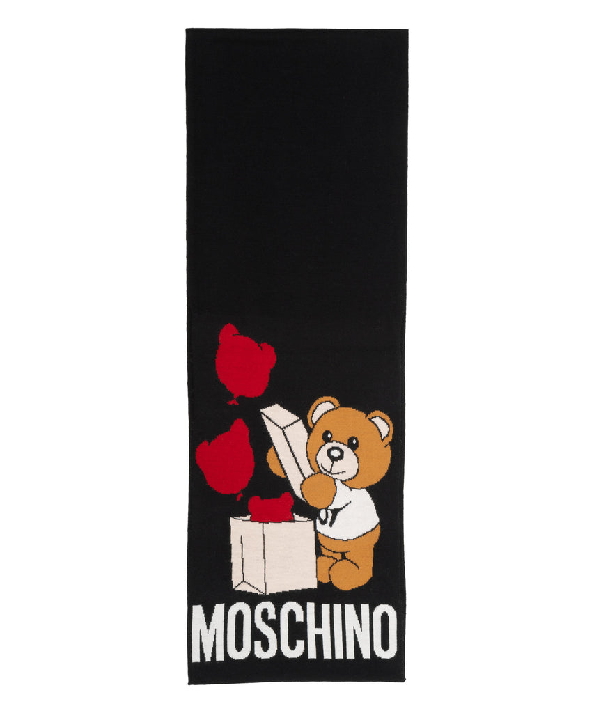 Sciarpa Moschino Art30776 M2956 Teddy Bear Regalo