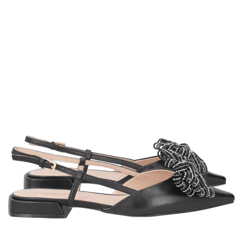 Scarpe Tosca Blu SS2519S182 Slingback Iris con fiocco colore Nero