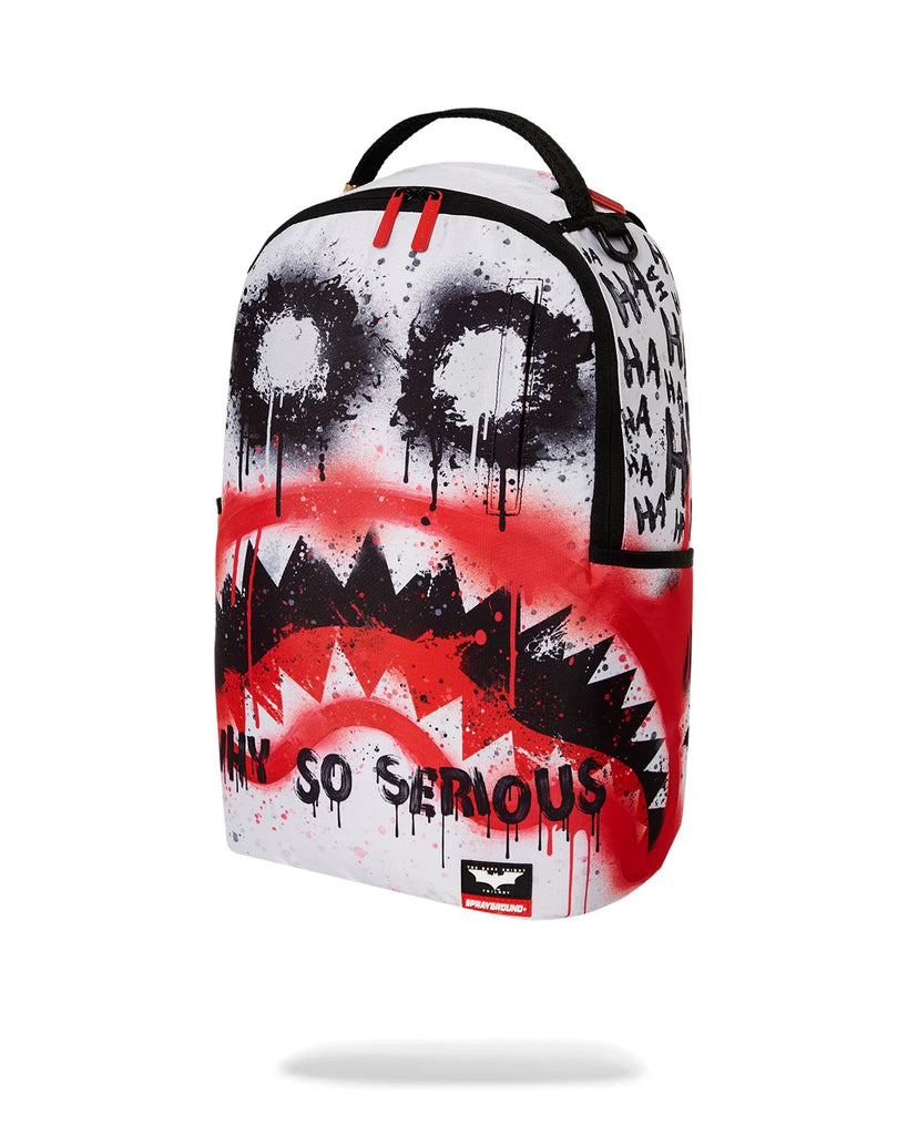 ZAINO SPRAYGROUND ART7120 THE JOKER MAKEUP SHARK MOUTH DLXR BACKPACK