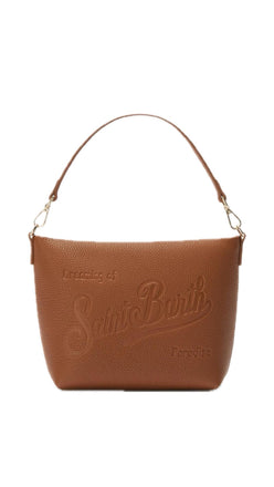 Borsa Saint Barth ALI0034 005321 a spalla Aline Bag in pelle martellata