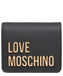 Portafoglio Love Moschino JC5612 GRS Pu small logo lettering dorato