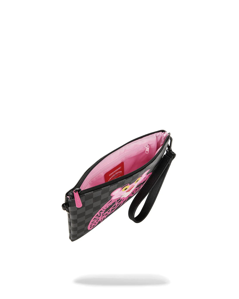 POCHETTE SPRAYGROUND 8959 PINK PANTHER DRIPPY DIAMONDS CROSSBODY POUCHETTE
