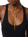 Collana Elisabetta Franchi CO57A57E2 con trama snake e logo