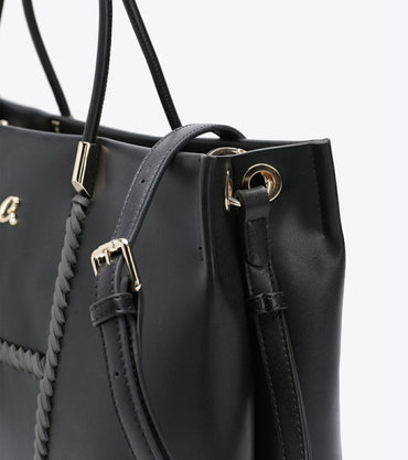 BORSA AXEL 1010-3479 A TRACOLLA CON EFFETTO INTRECCIO