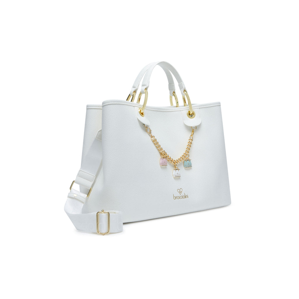 Borsa Braccialini B18190 Beth Big charms con borsette pendenti
