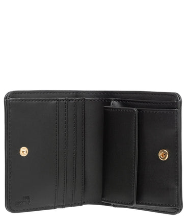 Portafoglio Love Moschino JC5612 GRS Pu small logo lettering dorato