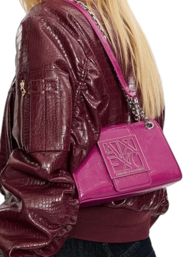Borsa Armani Exchange 949179 4F766 Mini Bag Orchidea con tracolla