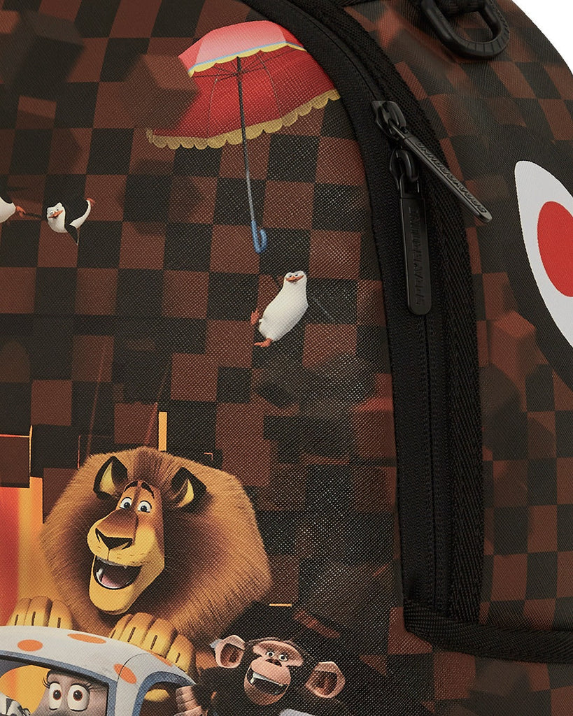 ZAINO SPRAYGROUND ART7681 MADAGASCAR CHECKER SMASH DLXSV BACKPACK