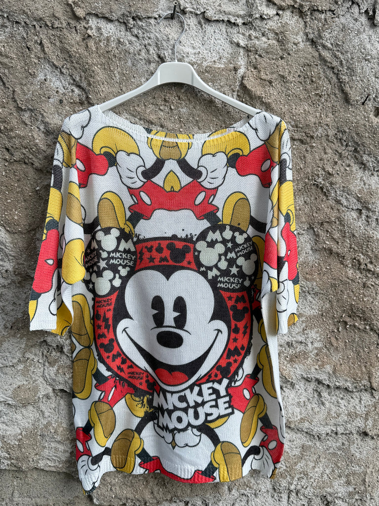 T-shirt in filo grafica fantasia