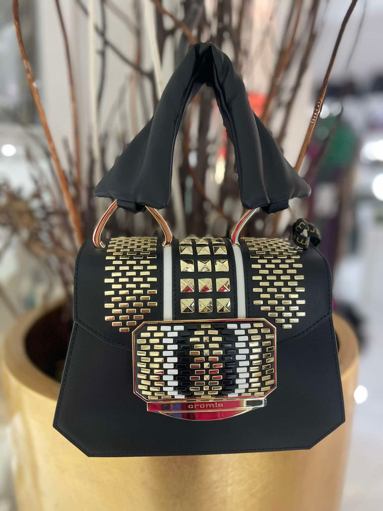 Borsa Cromia Art 1405792 Ladies Bag Oasi Goldie Nera