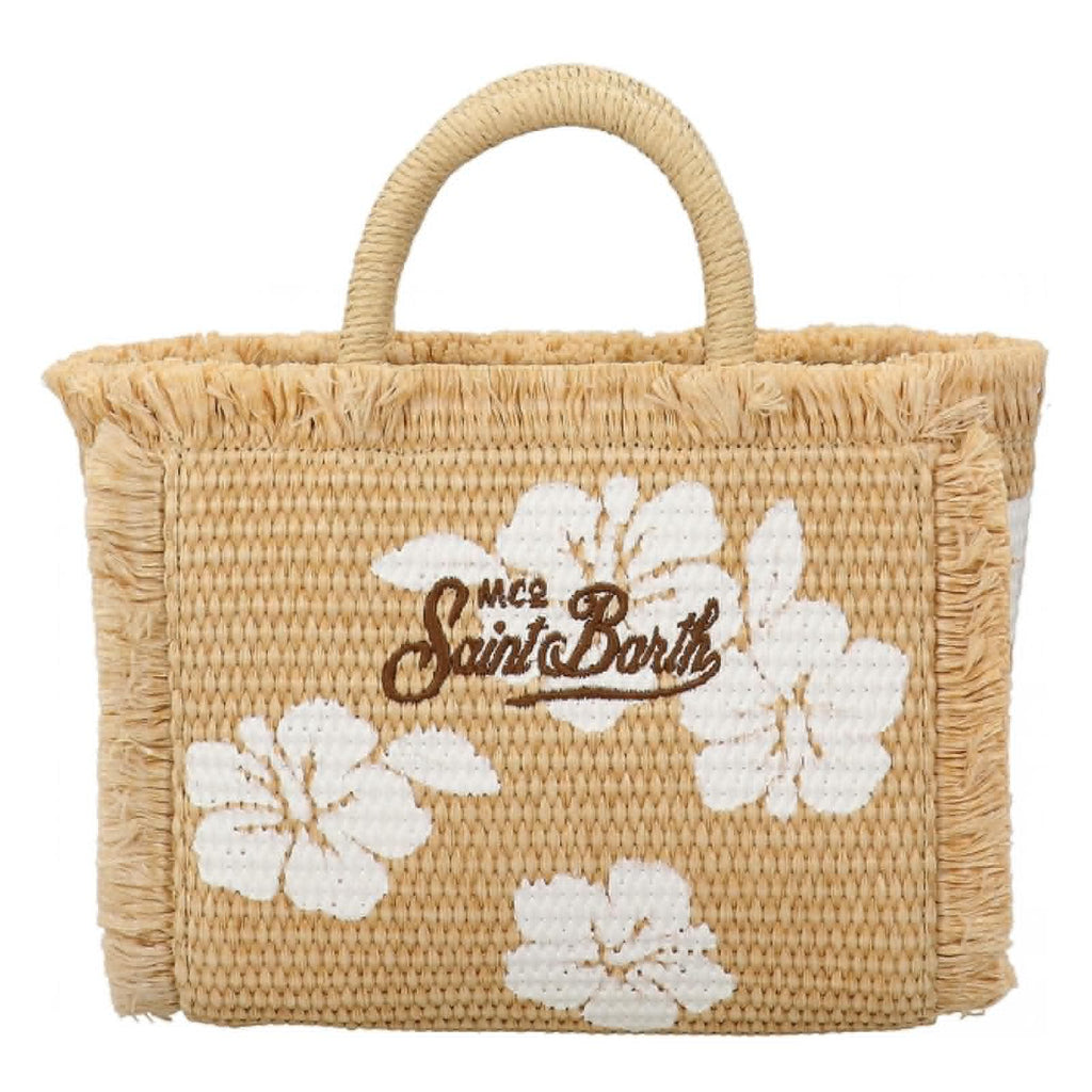 Borsa Vanity Mini Straw Hibiscus 1110 EMB VAMI009 03047L