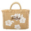 Borsa Vanity Mini Straw Hibiscus 1110 EMB VAMI009 03047L