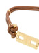 Cintura Elisabetta Franchi CT44S66E2 con nodo e logo color sigaro