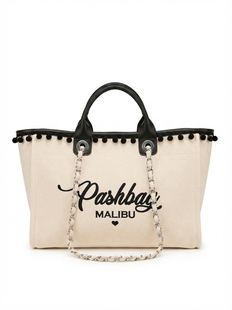 BORSE PASHBAG SHOPPER TESSUTO CANVAS BEACH
