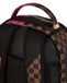 ZAINO SPRAYGROUND ART6286 SPLIT SIP PINK CHECK DLXSV BACKPACK