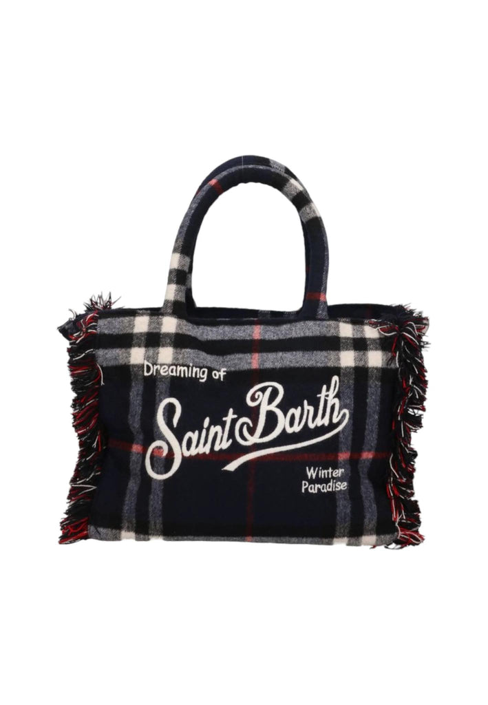Borsa Saint Barth COL0029 035251 Colette Wool Tartan Big