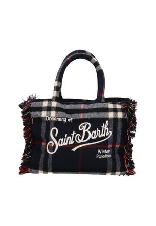 Borsa Saint Barth COL0029 035251 Colette Wool Tartan Big