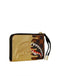 PORTAFOGLIO SPRAYGROUND 9341 SHARKS IN PARIS GOLD DRIP WALLET