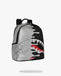 ZAINETTO SPRAYGROUND 8922 SILVER SIDE DRIP BLACK CHECK SAVAGE BACKPACK