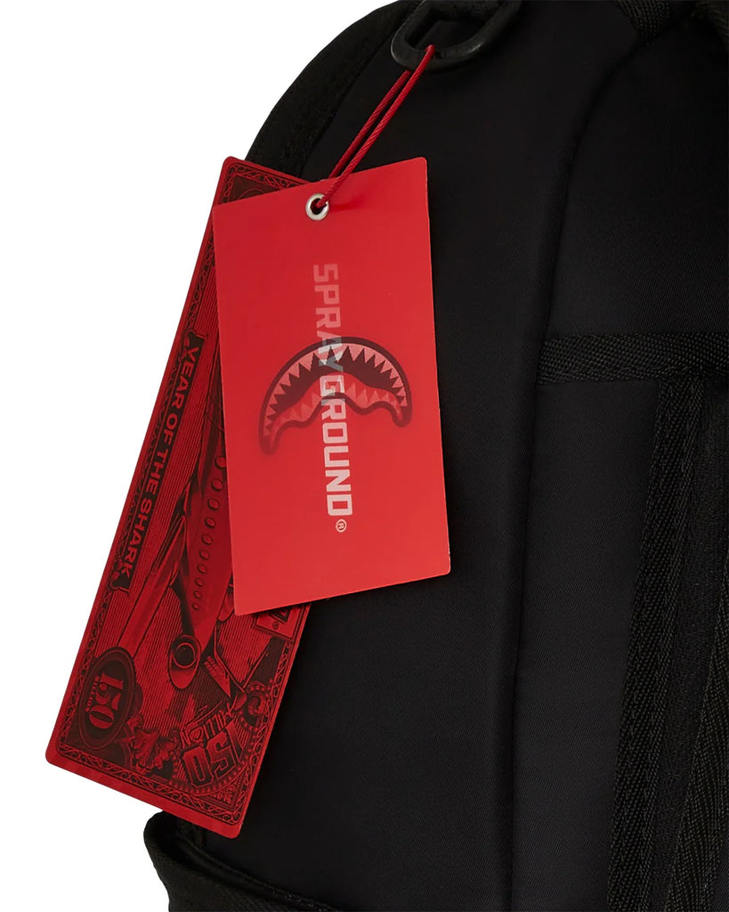 ZAINO SPRAYGROUND ART7090 SHARK CENTRAL NYLON BLACK