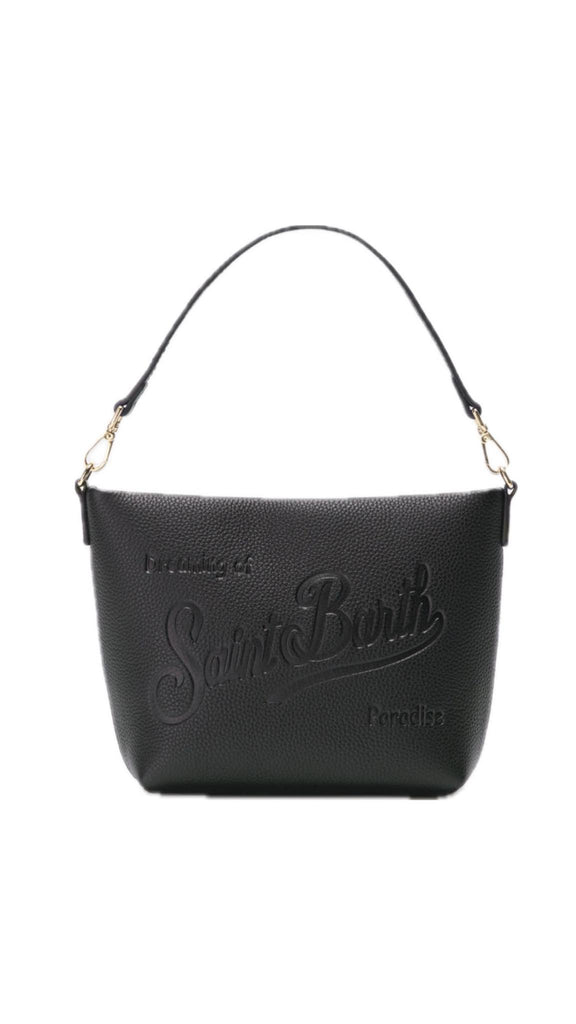 Borsa Saint Barth ALI0034 005321 a spalla Aline Bag in pelle martellata