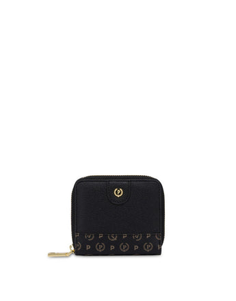 Portafoglio Pollini SC5506 mini Zip Around Mix Heritage Nero