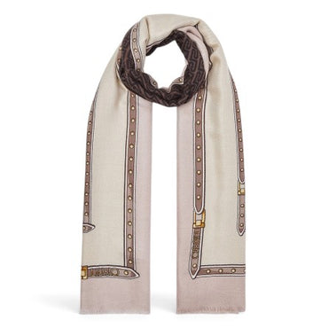 Foulard Liu-Jo 2F6066 00580 stampa logo monogram cipria